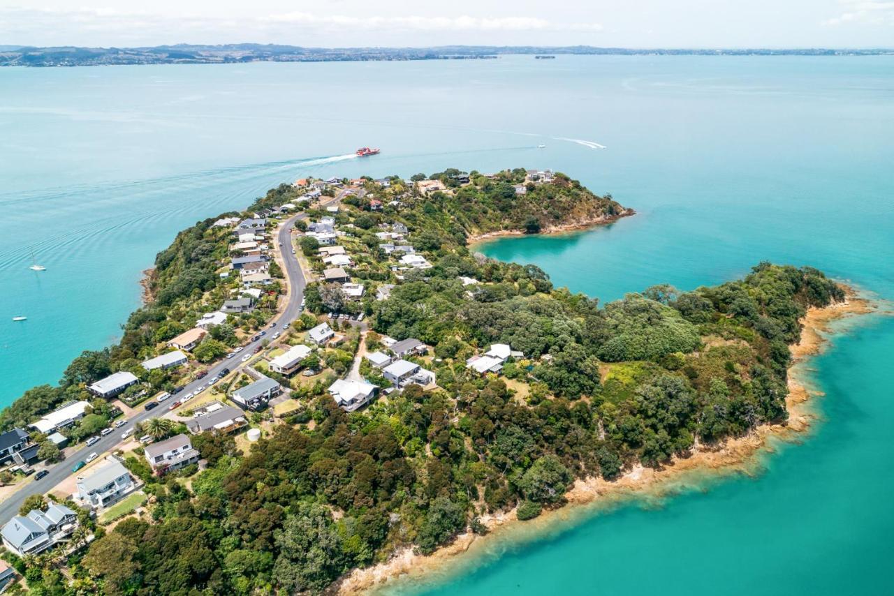 Ocean View Villa Te Whau Bay Dış mekan fotoğraf